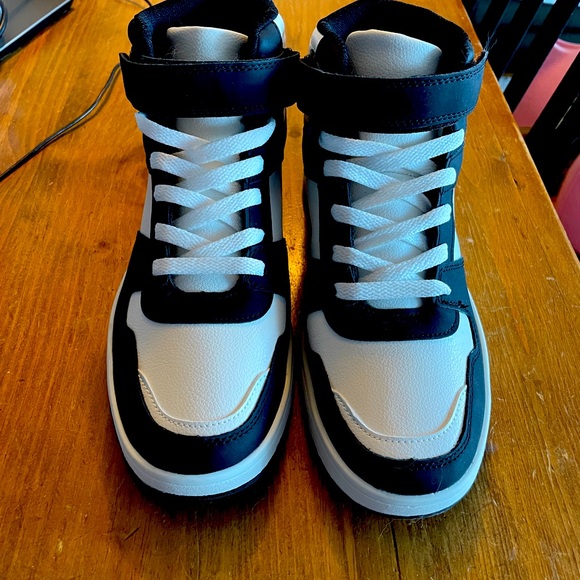 Primark Black & White Hightops Size US 9 - Picture 2 of 4